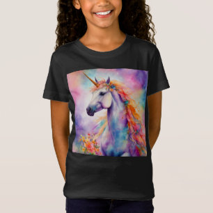 Pastel Colour Unicorn T-Shirt