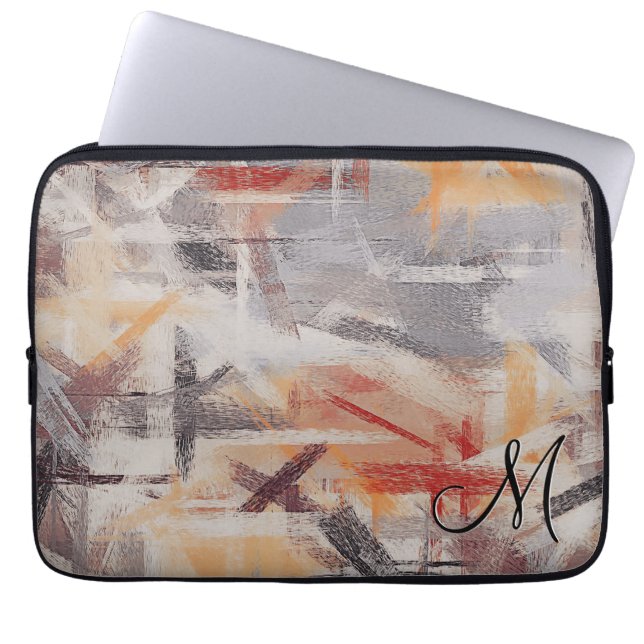 Pastel Coloured Abstract Background #7 Laptop Sleeve (Front)