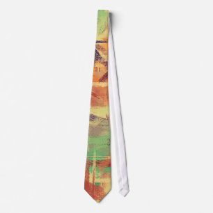 Pastel Coloured Abstract Background #7 Tie