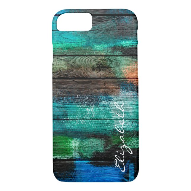 Pastel Coloured Abstract Monogram #3 Case-Mate iPhone Case (Back)
