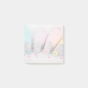 Pastel Coloured Cake Decorating Tools Photograph Post-it Notes