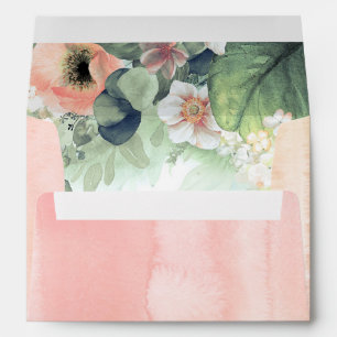 Pastel Coloured Flowers Dreamy Summer Garden Envelope