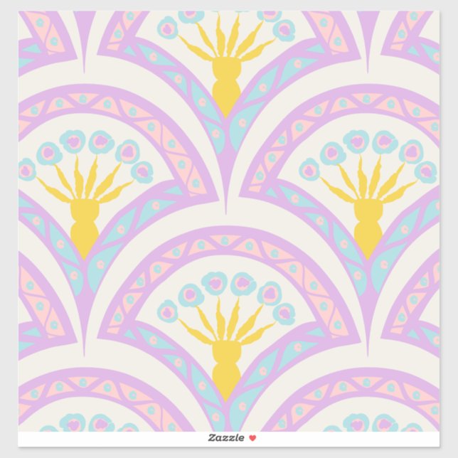 Pastel coloured shell pattern (Sheet)