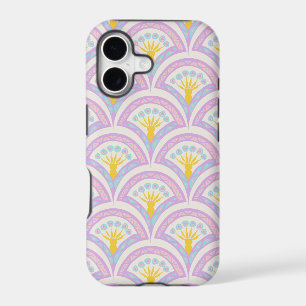 Pastel coloured shell pattern