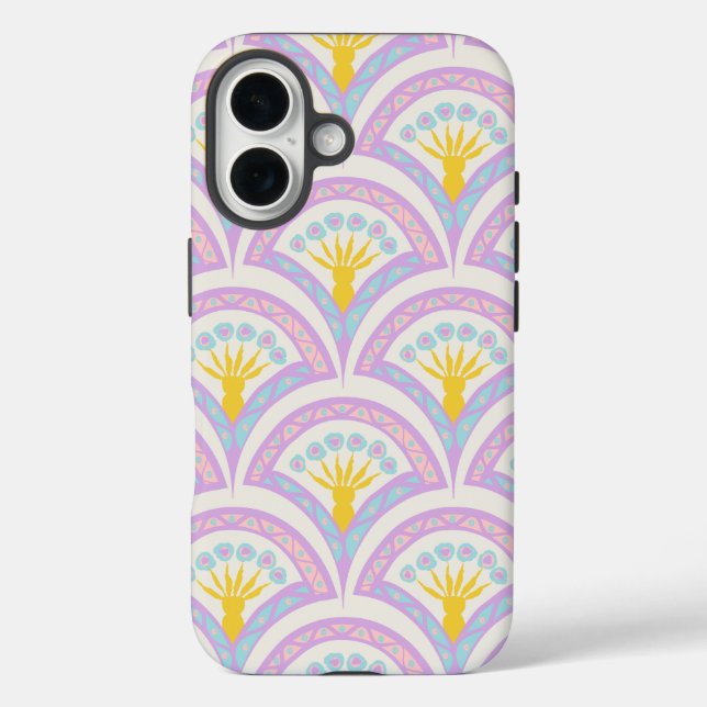 Pastel coloured shell pattern Case-Mate iPhone case (Back)