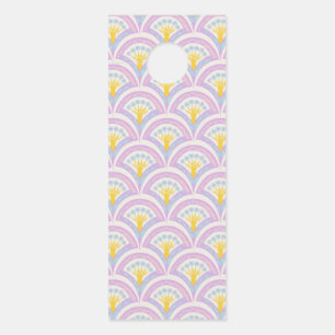 Pastel coloured shell pattern door hanger
