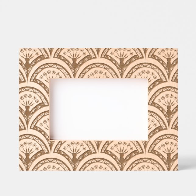 Pastel coloured shell pattern etched frames (Front)