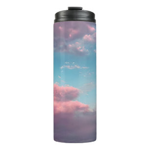 Pastel-coloured sky thermal tumbler