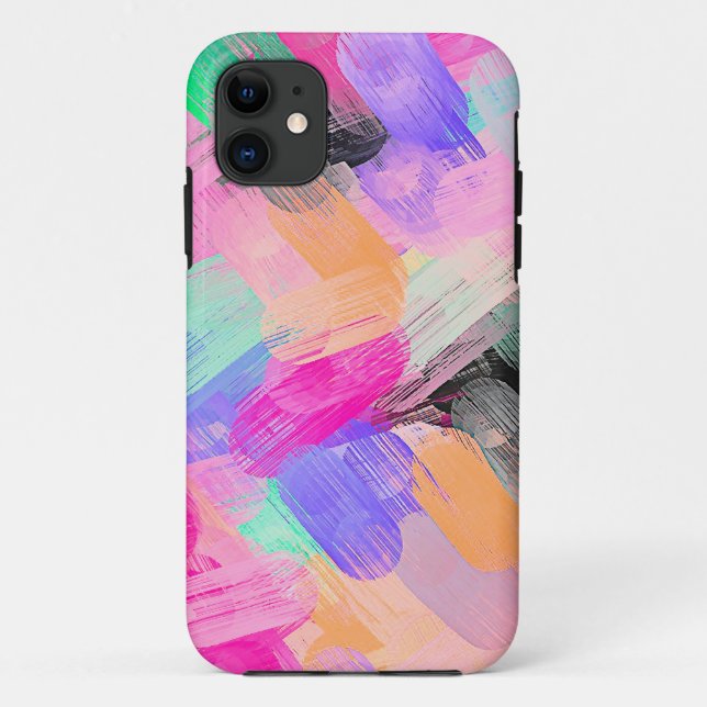 Pastel Colourful Abstract Background Case-Mate iPhone Case (Back)