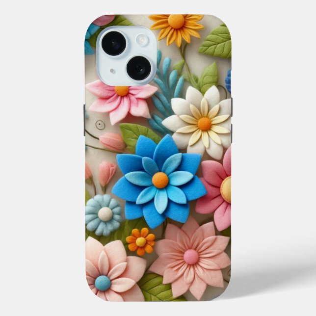 Pastel Colourful Floral   Case-Mate iPhone Case (Back)
