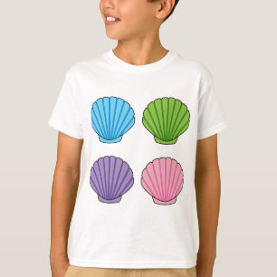 Pastel Colourful Seashell Pack T-Shirt