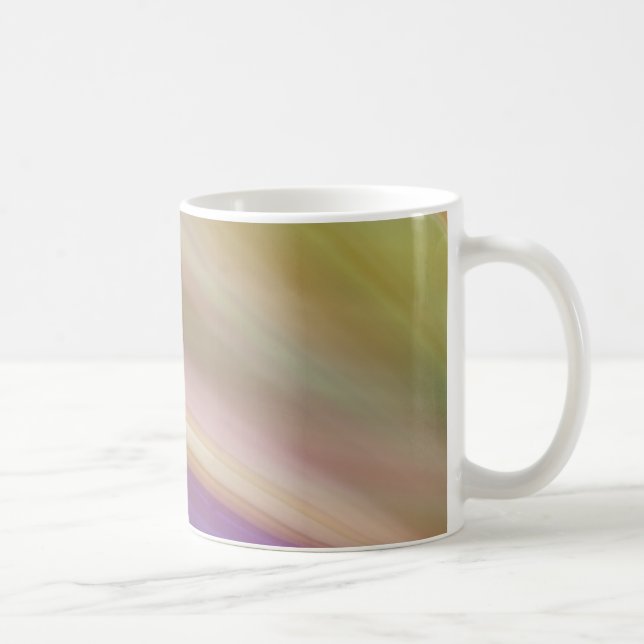 Pastel Colours Abstract Coffee Mug (Right)