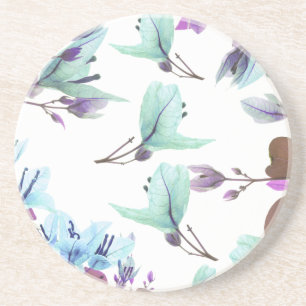Pastel Colours Bougainvillea Flowers Coaster