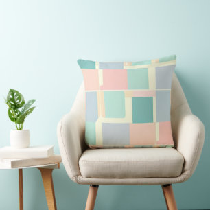 Pastel colours cushion