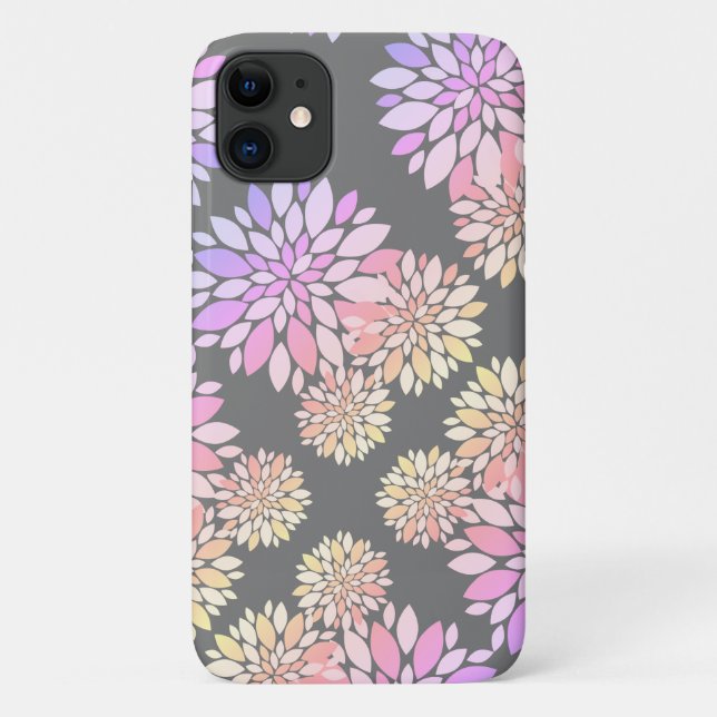Pastel Colours Flower Petals iPhone 11 Case (Back)
