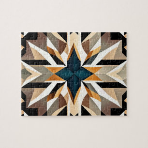 Pastel Colours Geometric Jigsaw Puzzle