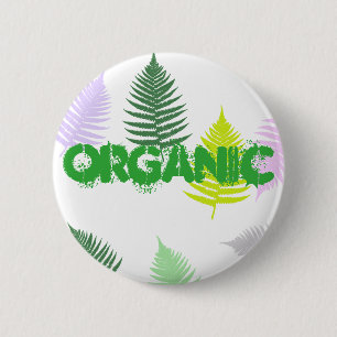 Pastel Colours Lucky Fern 6 Cm Round Badge