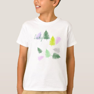 Pastel Colours Lucky Fern T-Shirt