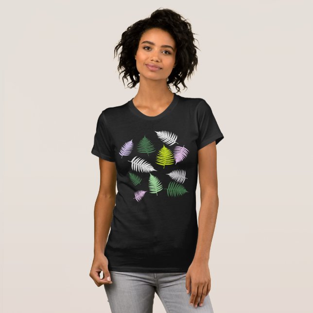 Pastel Colours Lucky Fern T-Shirt (Front Full)