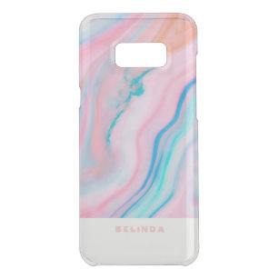 Pastel Colours Marble Swirly Pattern Uncommon Samsung Galaxy S8 Plus Case