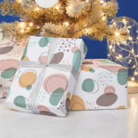 Pastel Colours Organic Shapes Seamless Pattern