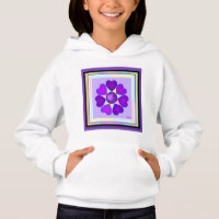 Pastel colours & purple hearts beating