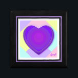Pastel colours & purple hearts beating gift box<br><div class="desc">Here is a collection with pastel colours and "purple hearts beating": soft colours and hearts representing beautiful friendships.💜 (For those who knows : Like my own heart,  Purple hearts are beating between 7 amazing global Artists from South Koreaand their army of Fans all around a Purple World) 💜</div>