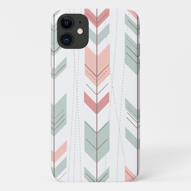 Pastel Colours Tribal Arrows Pattern Case-Mate iPhone Case (Back)
