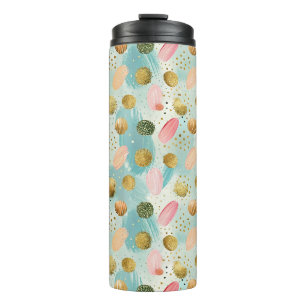 Pastel Confetti Glitter Abstract Pattern (2) Thermal Tumbler