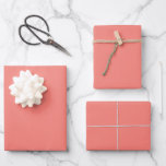 Pastel Coral Pink Solid Colour | Classic | Elegant Wrapping Paper Sheet<br><div class="desc">Pastel Coral Pink Solid Colour | Pastel Colours | Classic | Elegant | Trendy | Stylish | Professional Design</div>