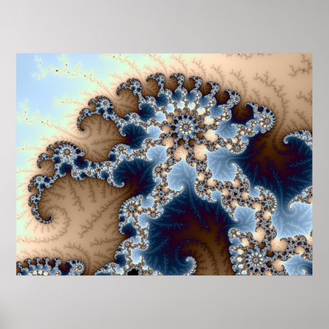 Pastel Coral Poster (Front)