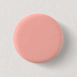 Pastel Coral Reef Solid Colour Classic Elegant 3 Cm Round Badge