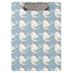 Pastel Cottagecore Chicken Clipboard
