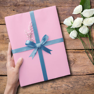 Pastel Cotton Candy Solid Colour Classic Elegant Wrapping Paper