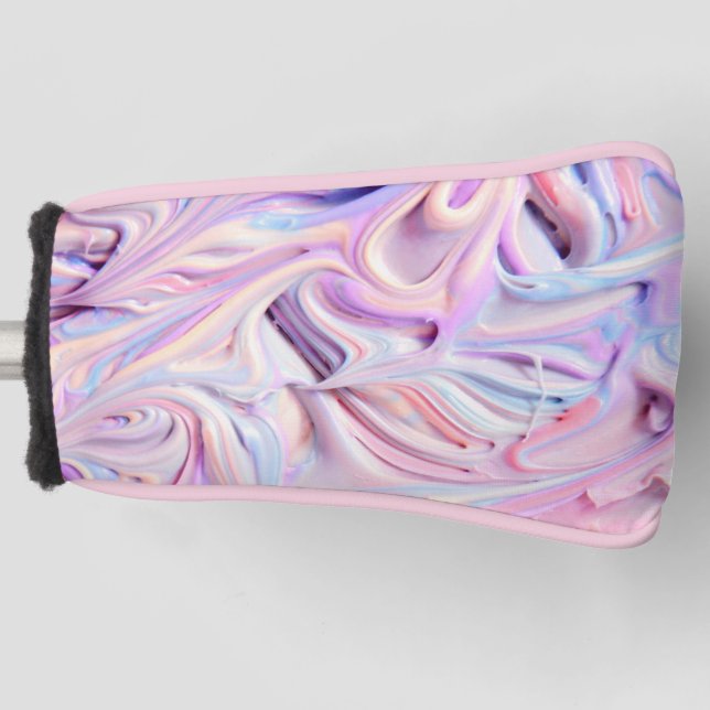Pastel Creamy Frosting  Golf Head Cover (Front)
