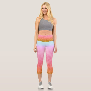 Pastel Crossing Capri Leggings