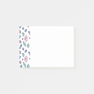Pastel Crystal Point Pattern Post-it Notes