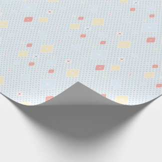 Pastel Crystal Star Pattern Wrapping Paper