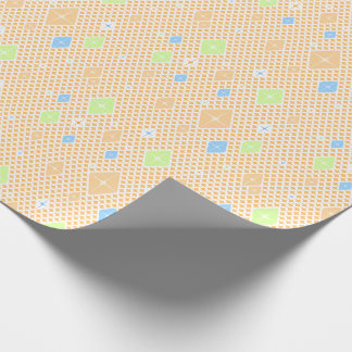 Pastel Crystal Star Pattern Wrapping Paper