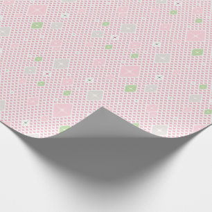 Pastel Crystal Star Pattern Wrapping Paper