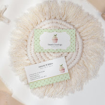 Pastel Cupcake Sweet Treats Bakery Watercolor