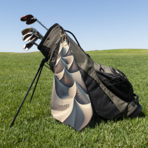 Pastel Currents Golf Towel