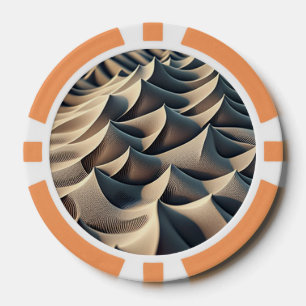 Pastel Currents Poker Chips