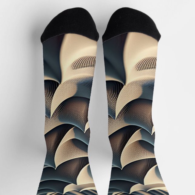 Pastel Currents Socks (Top)