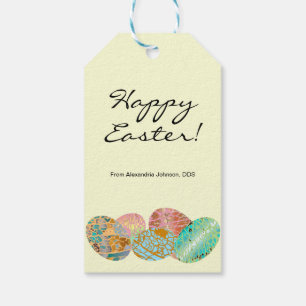 Pastel Custom Business Sponsor Easter Egg Hunt Gift Tags