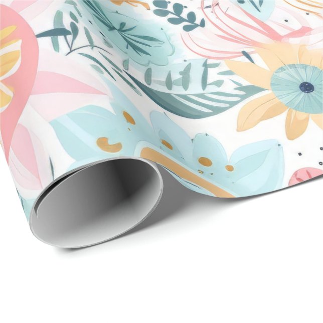 Pastel cute boho wrapping paper (Roll Corner)