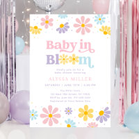 Pastel Daisy Baby in Bloom Baby Shower
