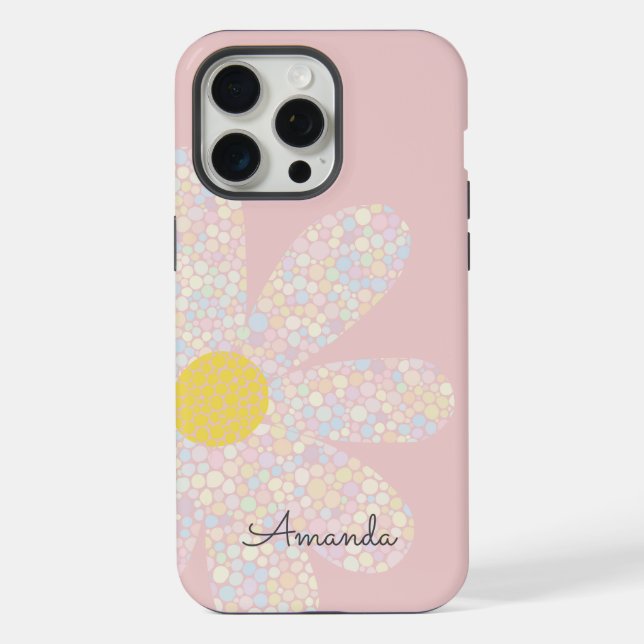 Pastel Daisy Case-Mate iPhone Case (Back)