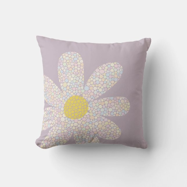Pastel Daisy Cushion (Front)