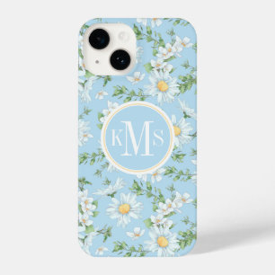 Pastel Daisy Flower Garden Pattern iPhone 14 Case